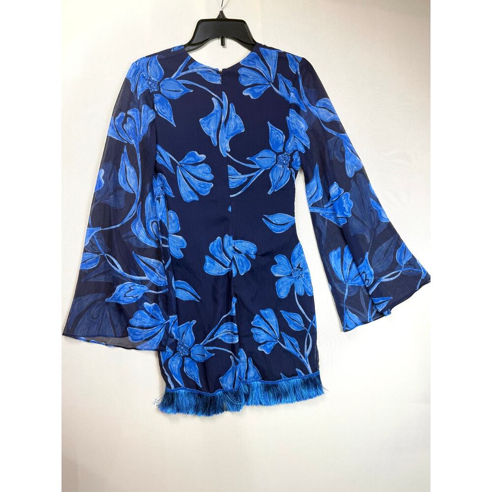 PatBO Nightflower blue Fringe Trim
Mini Dress size 2 - Picture 5 of 7
